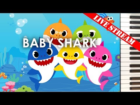 “Baby Shark” piano lesson